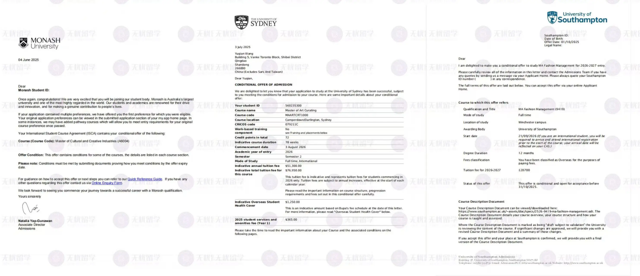 英澳硕士｜双非均分83逆袭QS顶尖名校