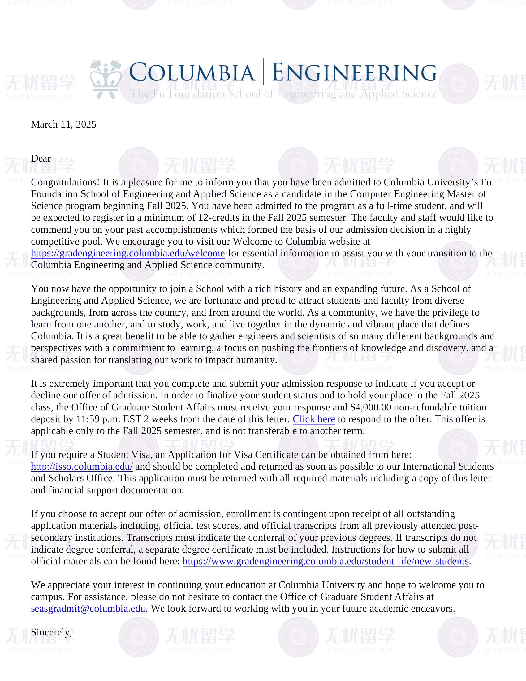 美研案例：罗切斯特双专业GPA3.79，斩获哥大+杜克+宾大+南加大硕士录取！