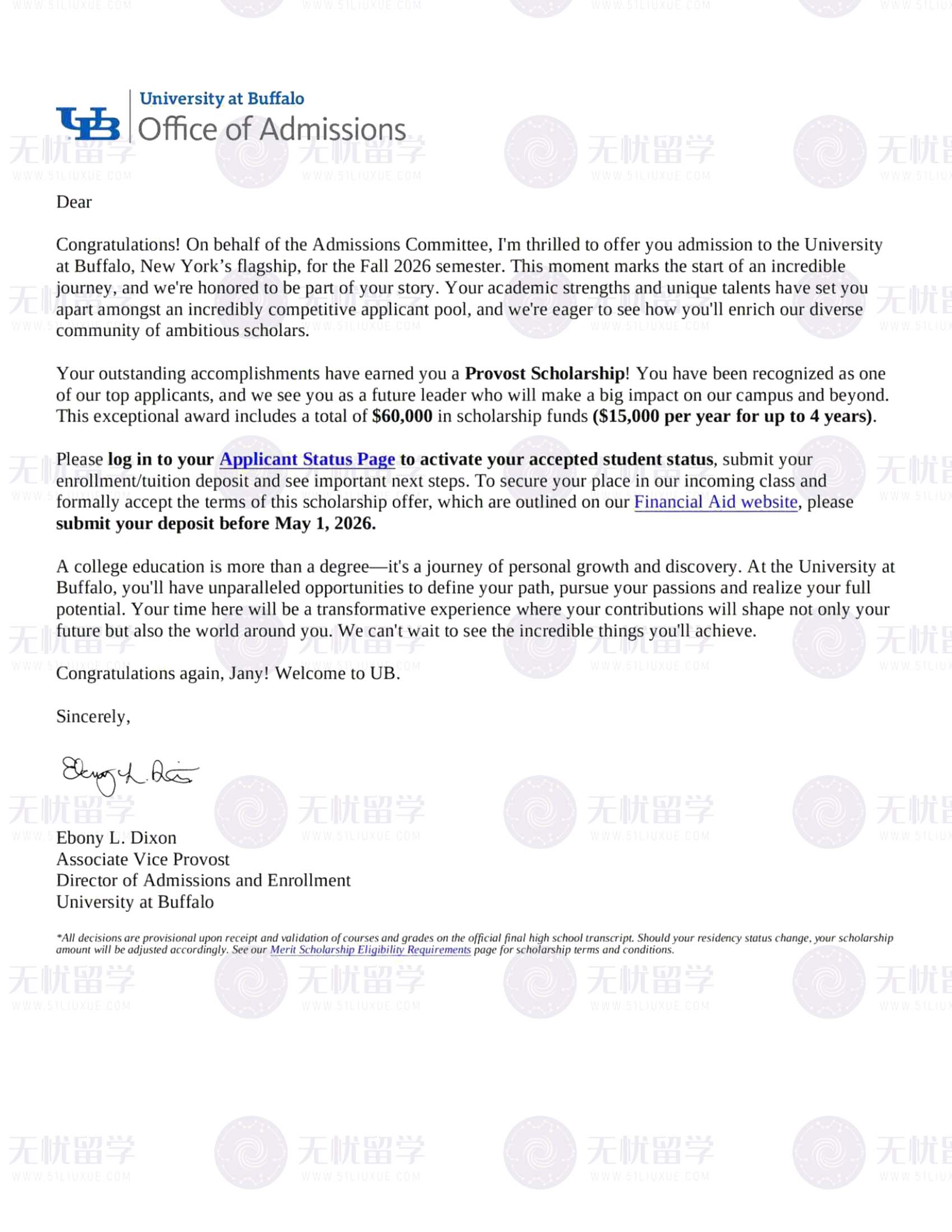 美国本博案例：北京国际高中IB学子美国本博联申，双录取+6w美元奖学金！