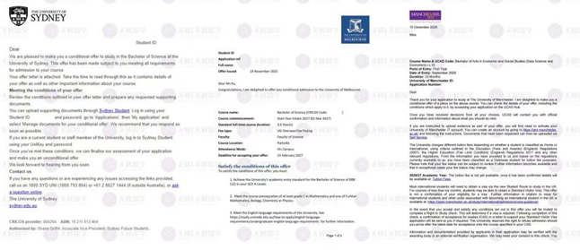 A-Level三维高分加持，助力26fall学子斩获英澳顶尖名校数据科学相关offer！