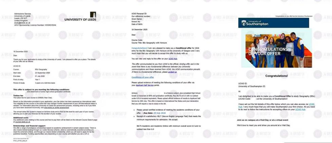 普高生670+稳冲名校！26fall无忧学子英国本科留学斩获三offer！